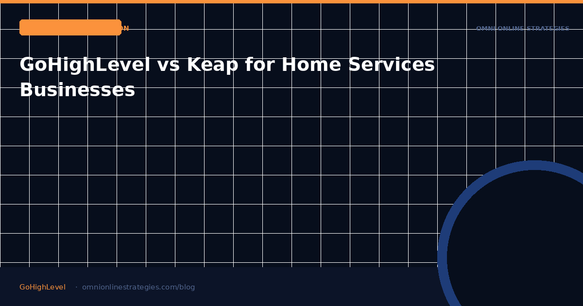 GoHighLevel vs Keap for Home Services Businesses