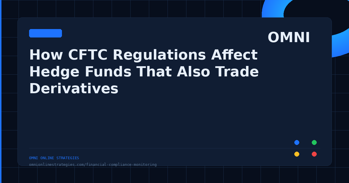 How CFTC Regulations Affect Hedge Funds Trading Derivatives