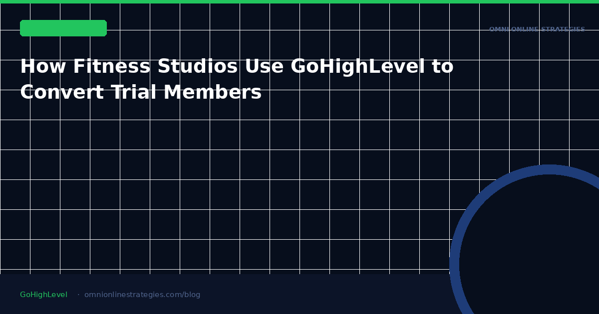 How Fitness Studios Use GoHighLevel to Convert Trial Members Into Annual Memberships