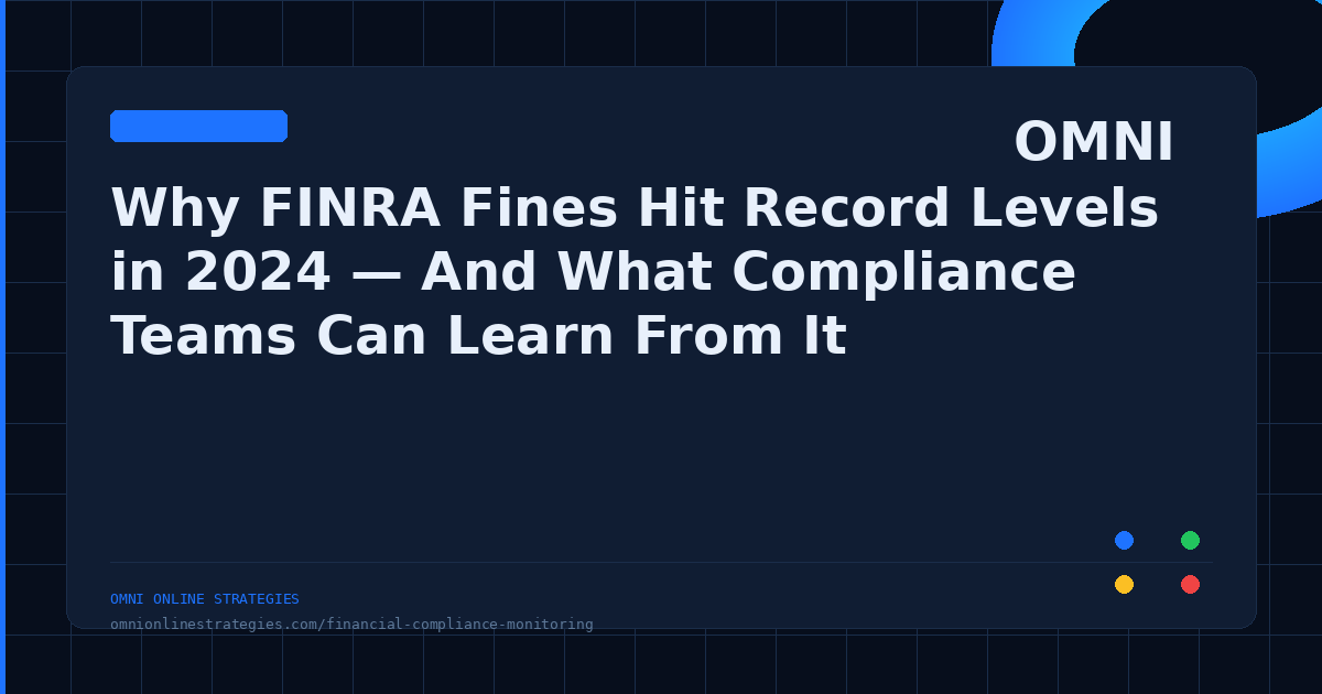 Why FINRA Fines Hit Record Levels in 2024
