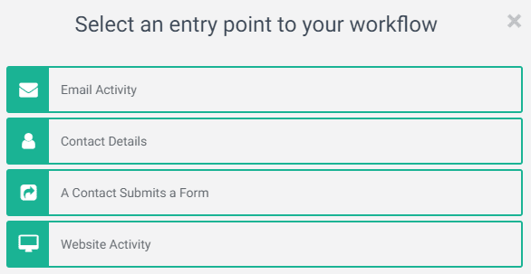 Built in triggers / entry points for workflows