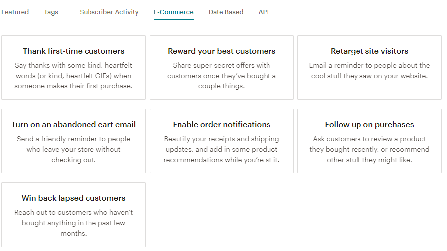 Built-in Triggers / entry points for workflows