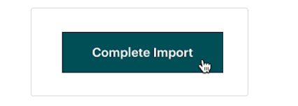 Importing contacts in mailchimp