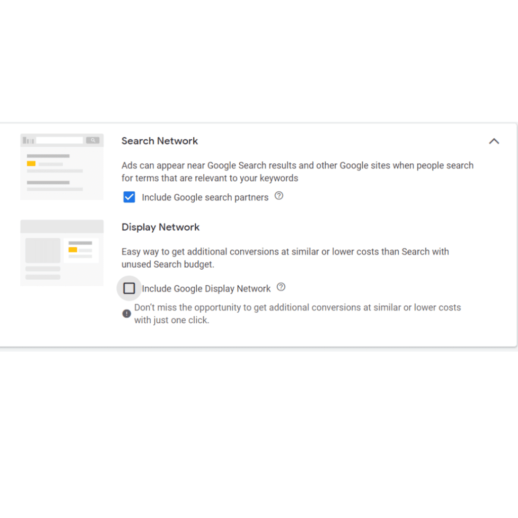 real estate ad search vs display