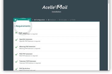 how to install acelle mail smtp