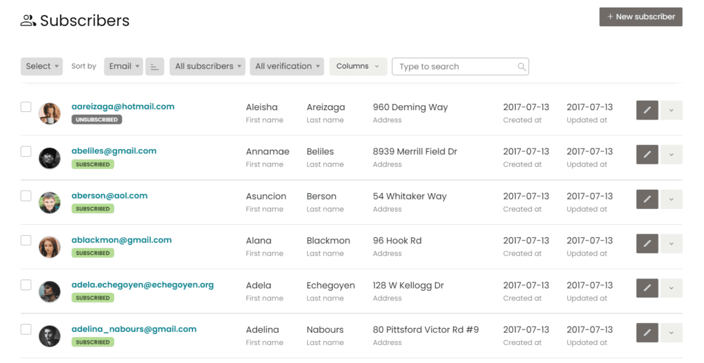 install your own email marketing software and sell monthly subscriptions