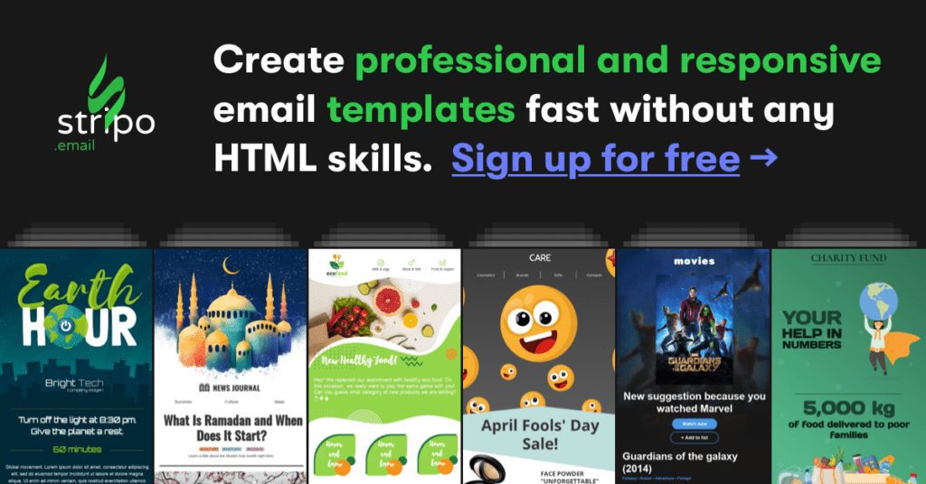 Free email newsletter templates online