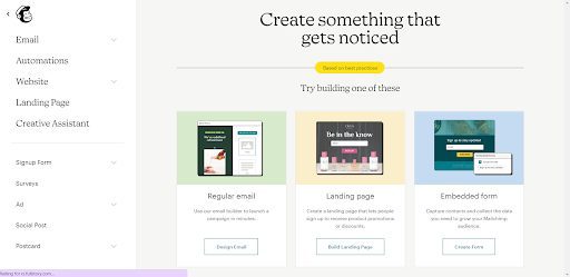 Mailchimp landing page tutorial