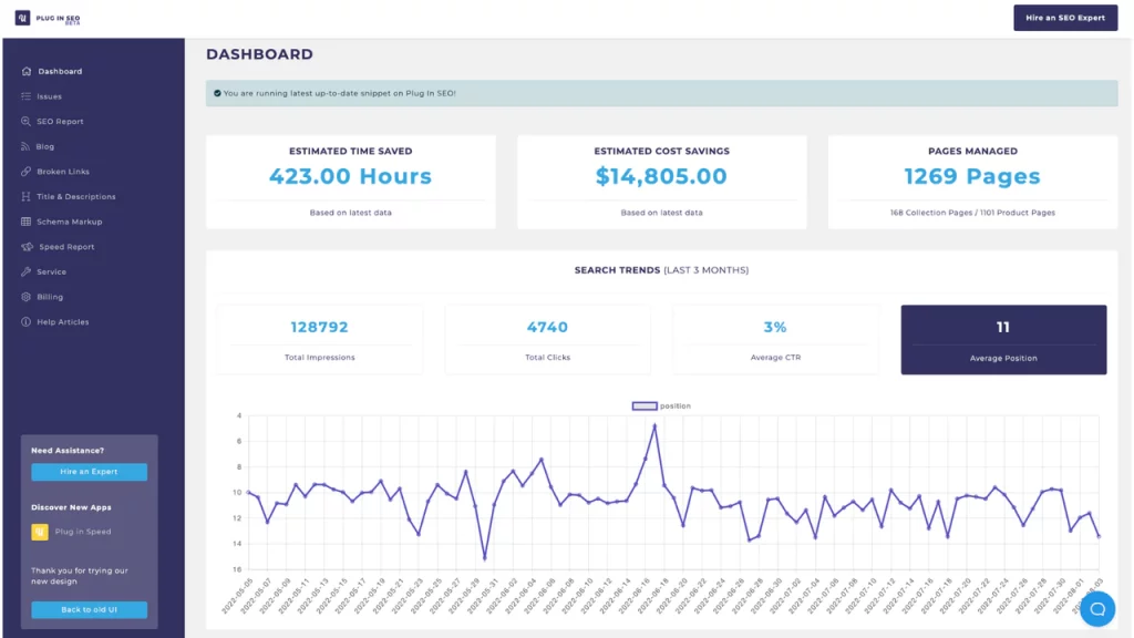 Plug in SEO for Shopify