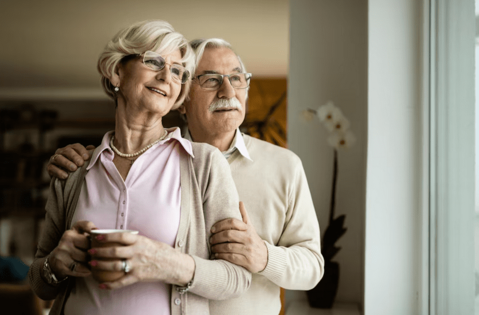 A photo of an aged couple in an article about the right empathetic approach, financial advisors should adopt, when planning their marketing strategies