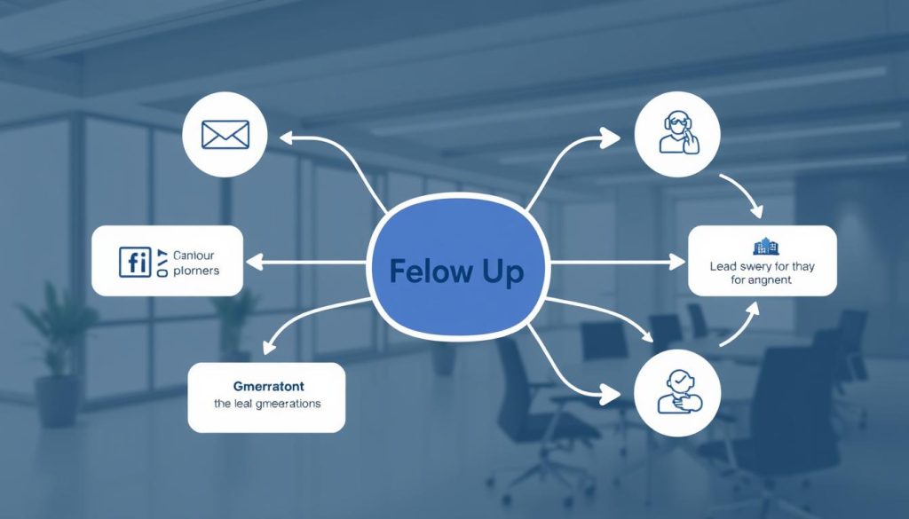 Strategic follow-up process for lead generation